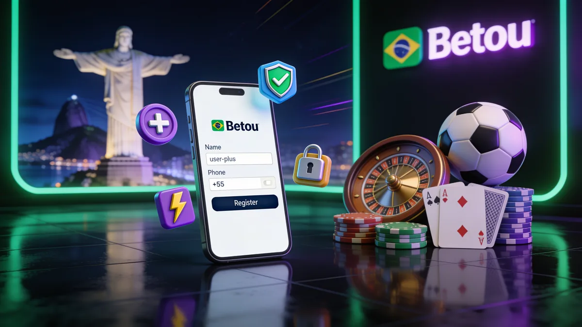 betou no Brasil — Como Criar uma Conta na Betou